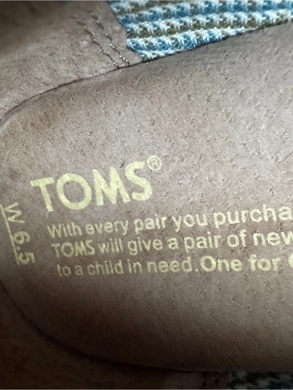 TOMS Khaki Tan Corduroy Peep-Toe Calypso Wedge Slip-Ons-6.5 3” Wedge